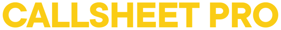 Callsheet Pro